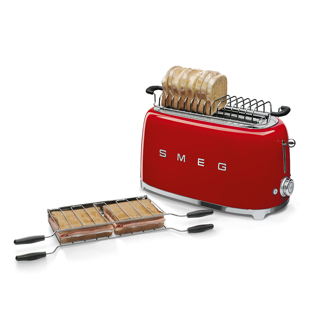Smeg Kırmızı 2x2 Ekmek Kızartma Makinesi