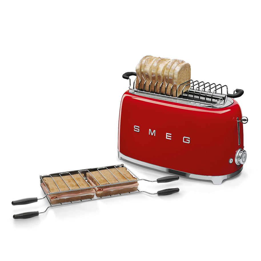 Smeg Kırmızı 2x2 Ekmek Kızartma Makinesi
