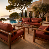 Theo Teak Garden Sofa Set