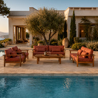 Theo Teak Garden Sofa Set