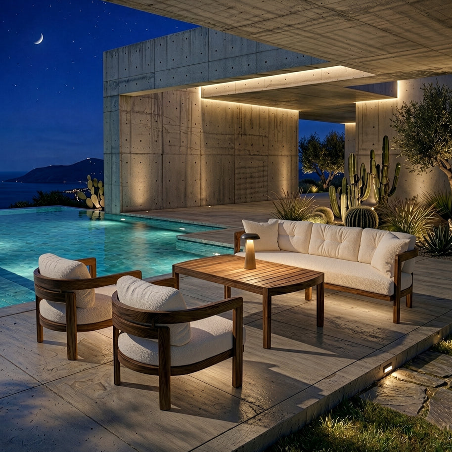 Viyana Teak Bahçe Koltuk Takımı