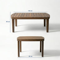 Viyana Teak Bahçe Koltuk Takımı