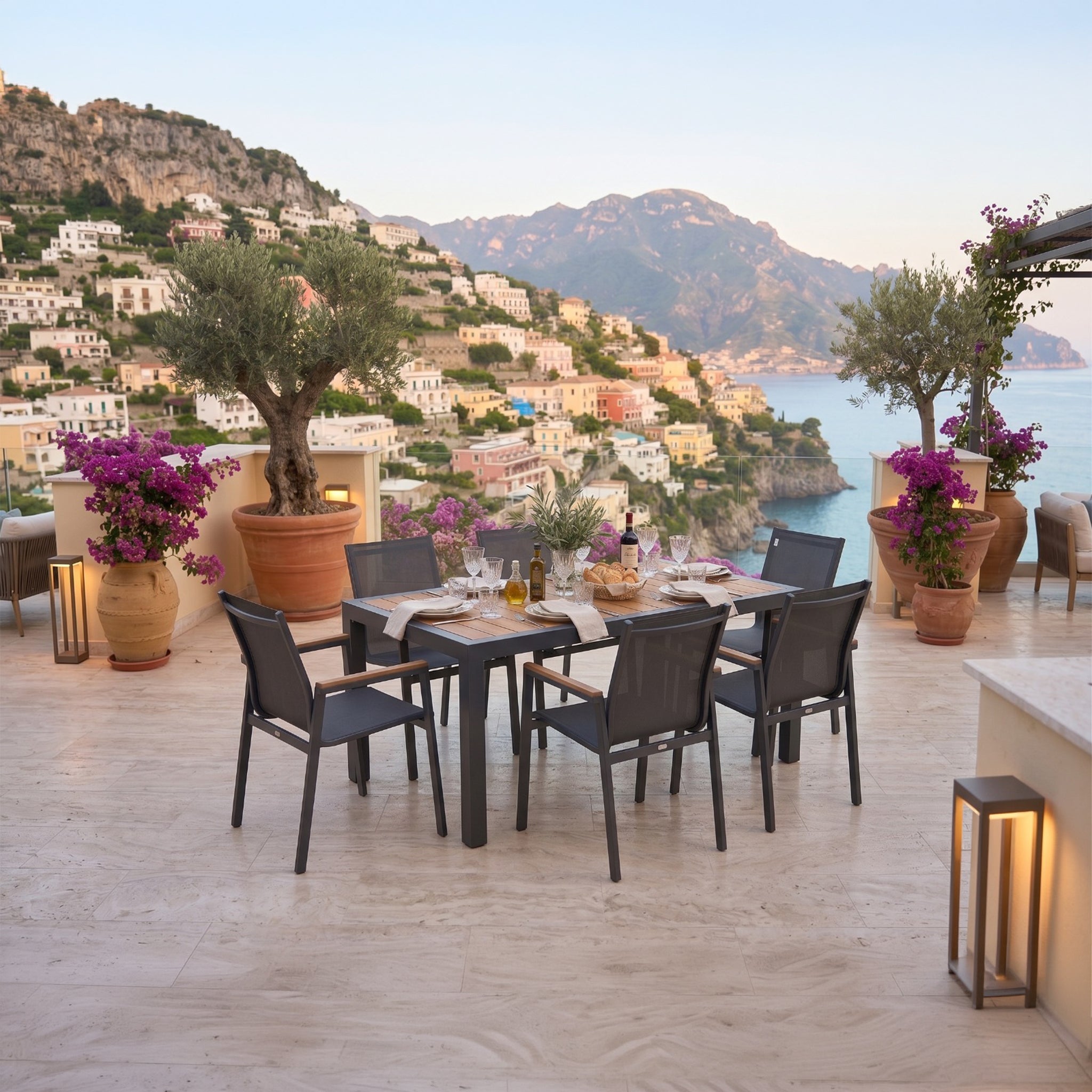 Valencia Garden Table Set 160 cm