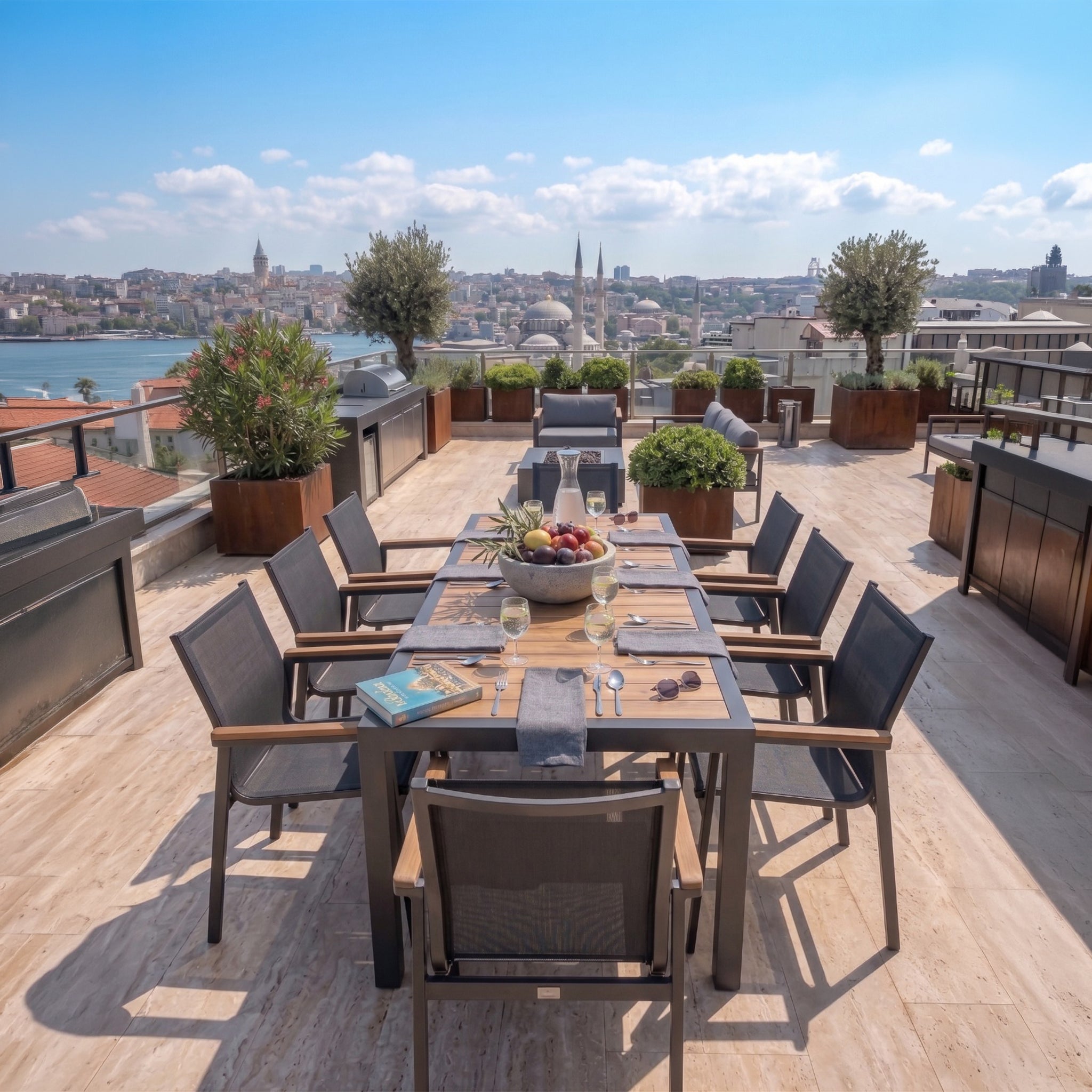 Valencia Garden Table Set 200 cm