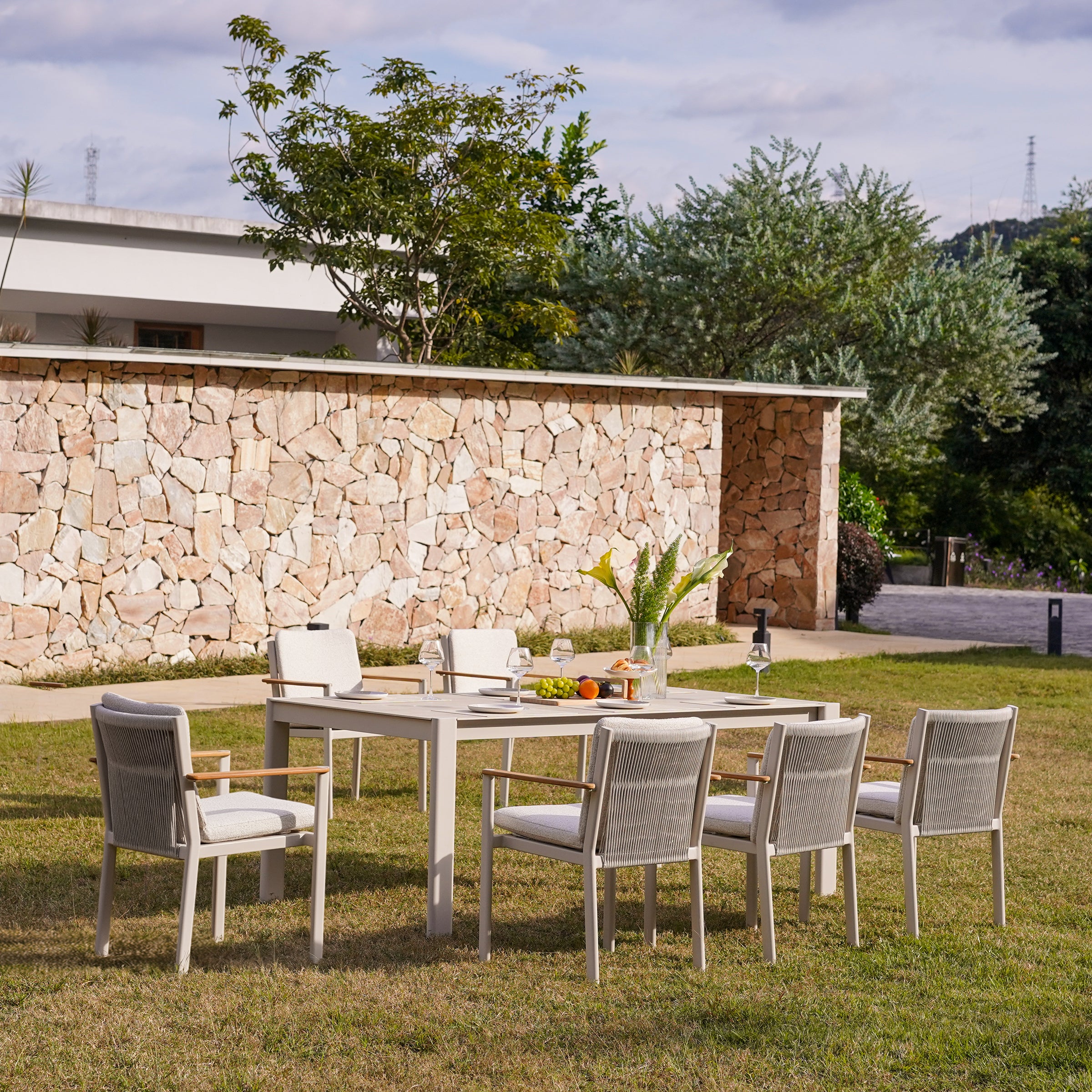 Wing Garden Table Set - 180 cm