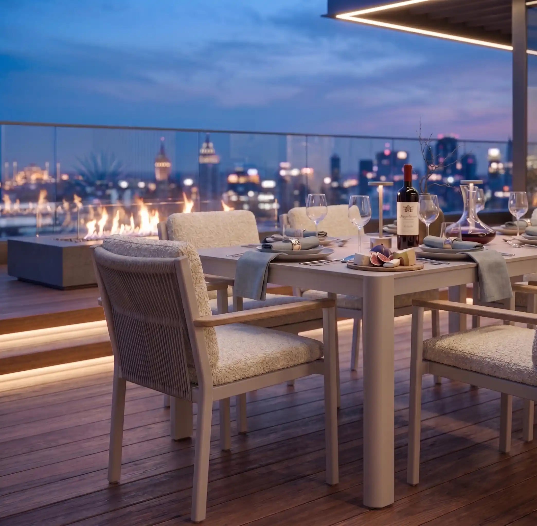 Wing Garden Table Set - 180 cm
