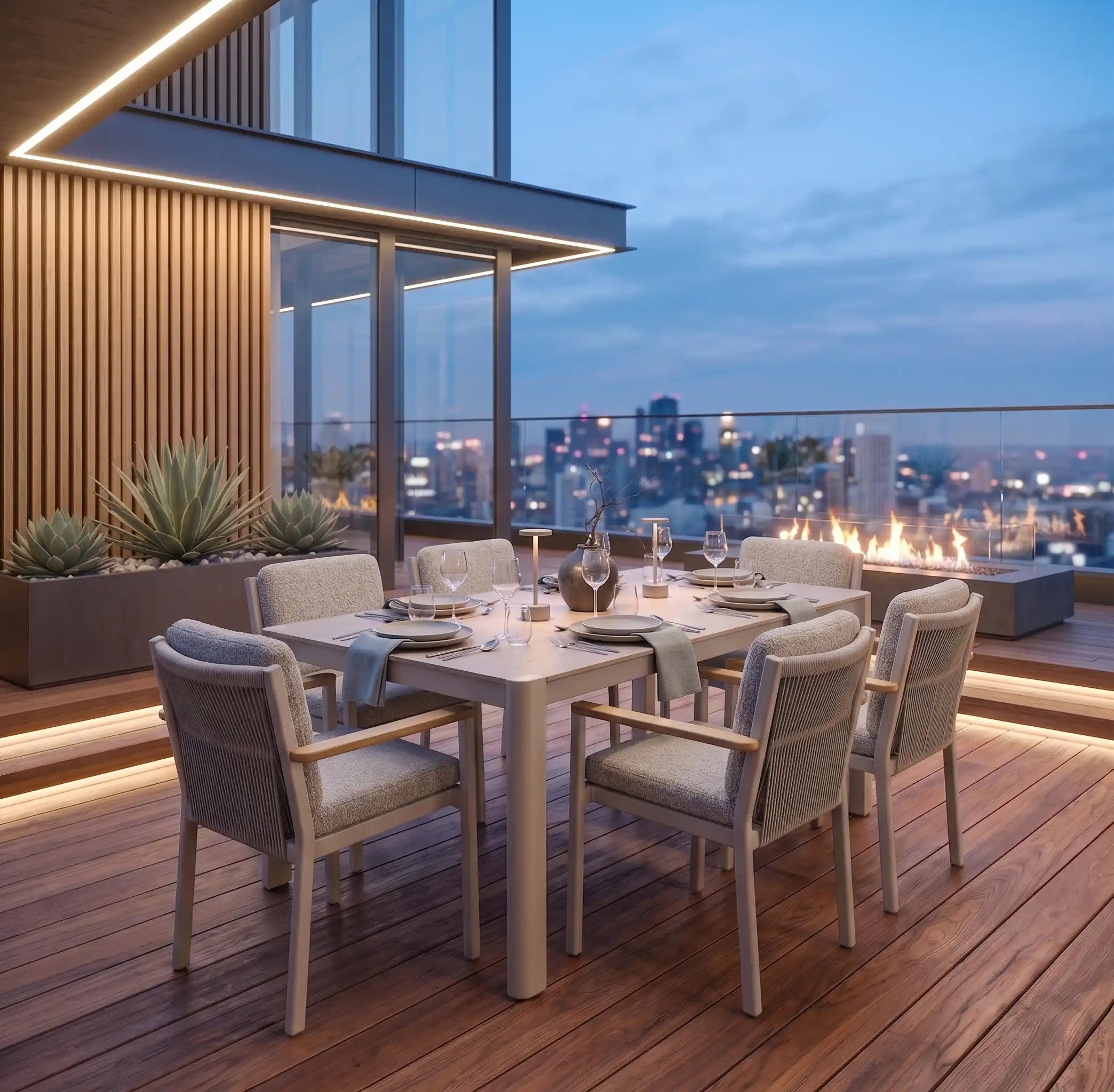 Wing Garden Table Set - 180 cm