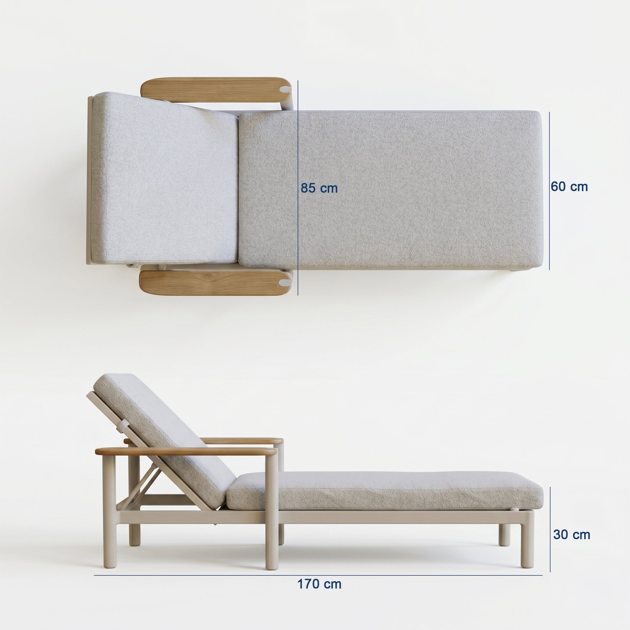 Wing Garden Sun Lounger