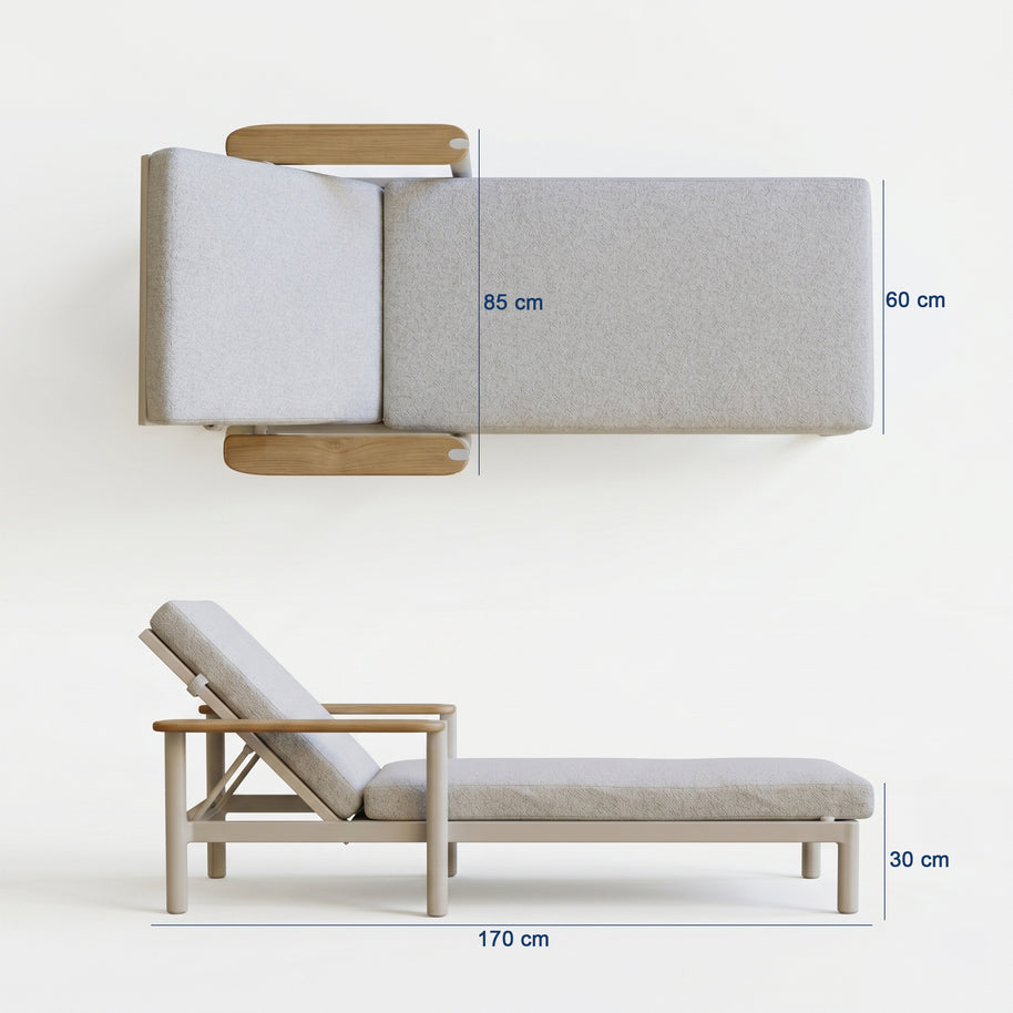 Wing Garden Sun Lounger