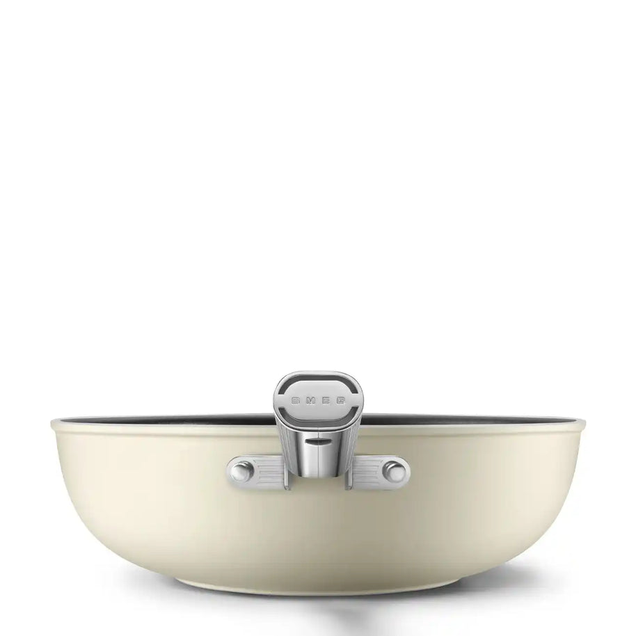 Smeg 50's Style Krem Wok Tava 30 cm