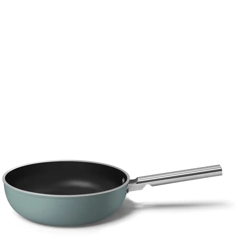 Smeg 50's Style Zümrüt Yeşili Wok Tava 30 cm