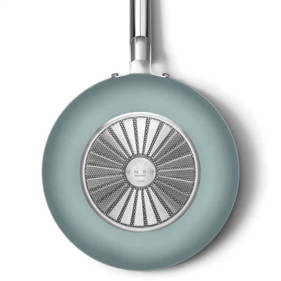 Smeg 50's Style Zümrüt Yeşili Wok Tava 30 cm