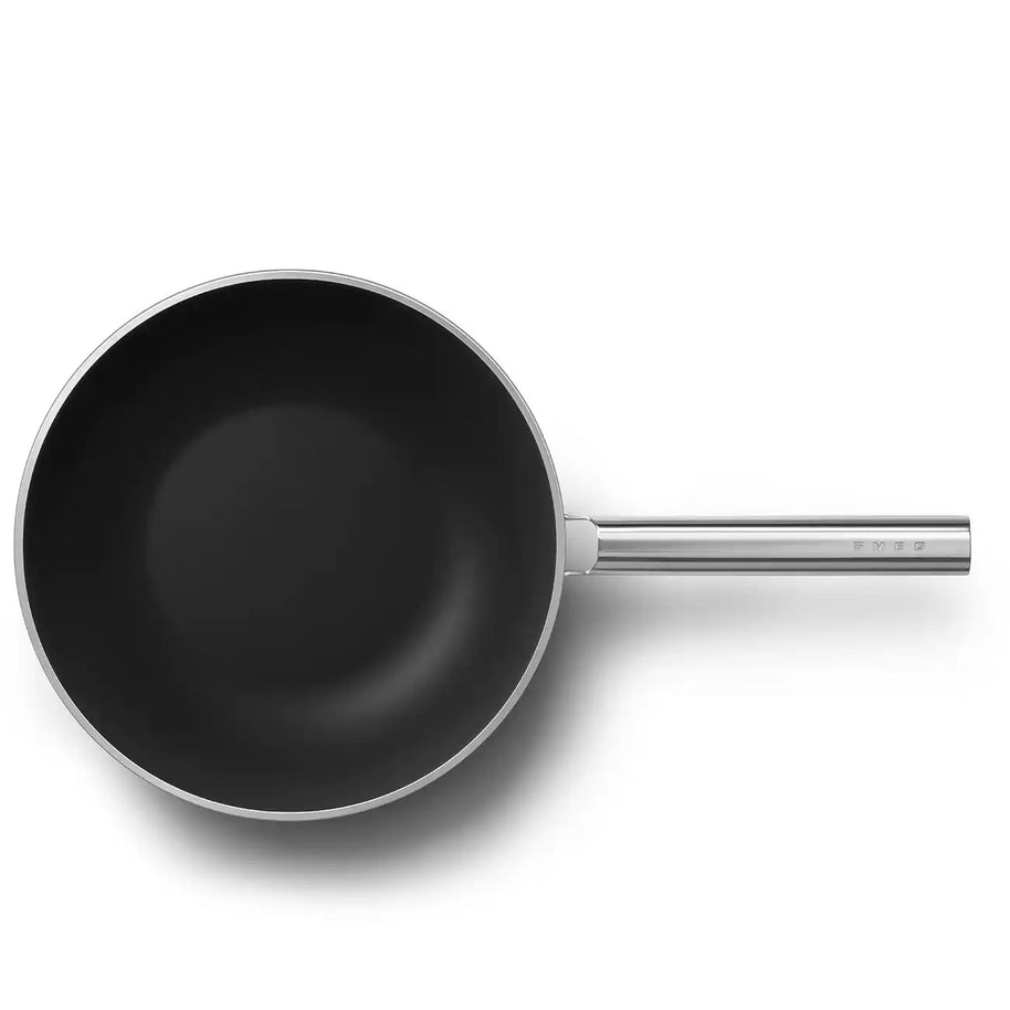 Smeg 50's Style Zümrüt Yeşili Wok Tava 30 cm