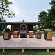 Barbekü Feniks Long Plus Teak