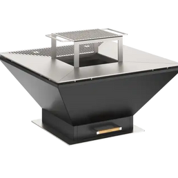 BBQ Plancha Anthracite Wood-Fired Barbecue