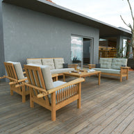 Bodrum Teak Bahçe Koltuk Takımı