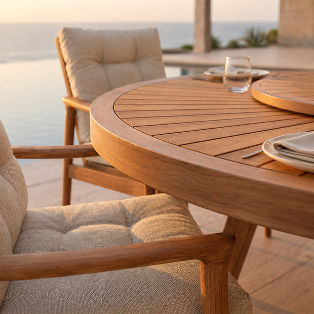 Roulette Teak Garden Dining Set