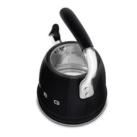 Smeg Siyah Ocak Üstü Islıklı Kettle