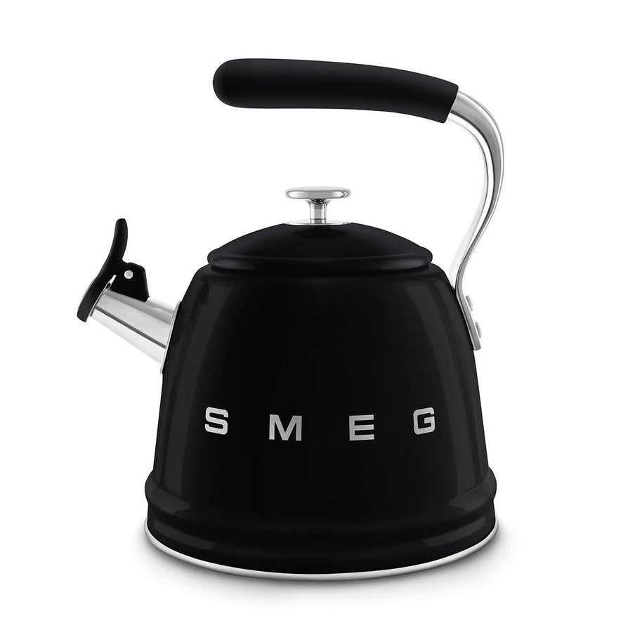 Smeg Siyah Ocak Üstü Islıklı Kettle