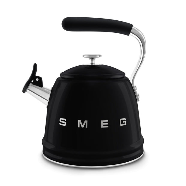 Smeg Siyah Ocak Üstü Islıklı Kettle