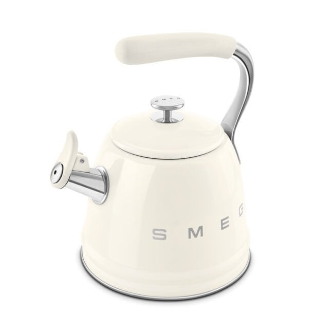 Smeg Krem Ocak Üstü Islıklı Kettle