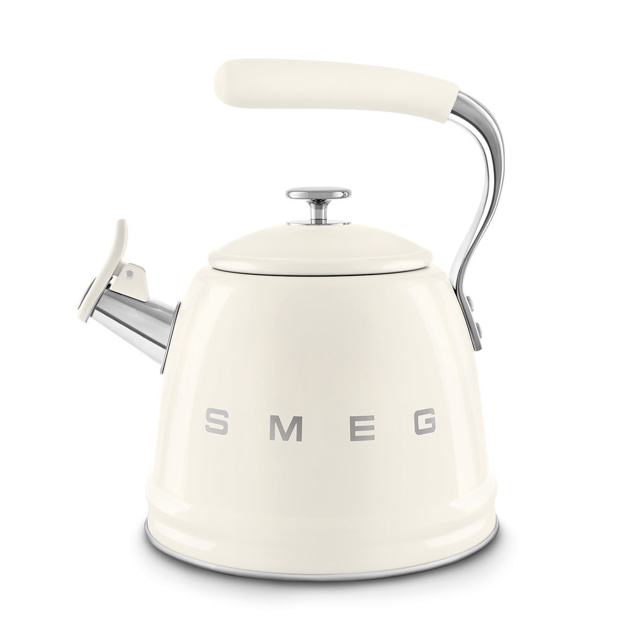 Smeg Krem Ocak Üstü Islıklı Kettle