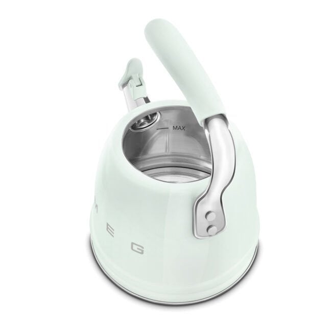 Smeg Pastel Yeşil Ocak Üstü Islıklı Kettle