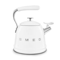 Smeg Beyaz Ocak Üstü Islıklı Kettle
