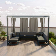 Gazebo Bahçe Köşe Koltuk Takımı