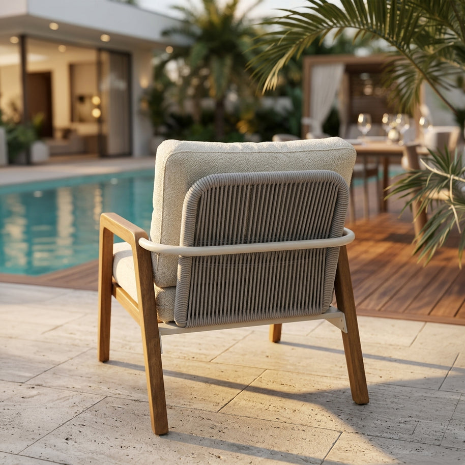 Garten Esstisch-Set Gold – 200 cm