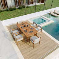 Icon Teak Bahçe Masa Takımı-240 Cm