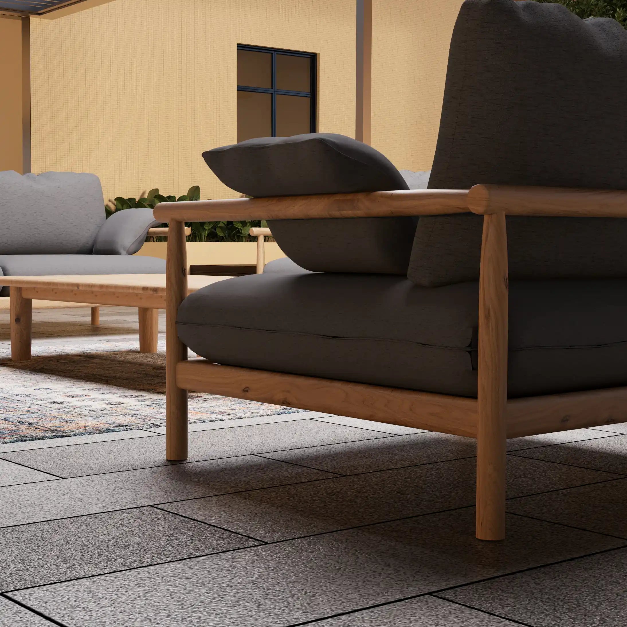 Icon Teak Bahçe Koltuk Takımı