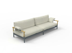 Icon Anthracite Three-Seater Sofa