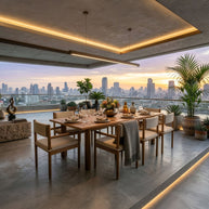 Icon Teak Bahçe Masa Takımı-300 Cm
