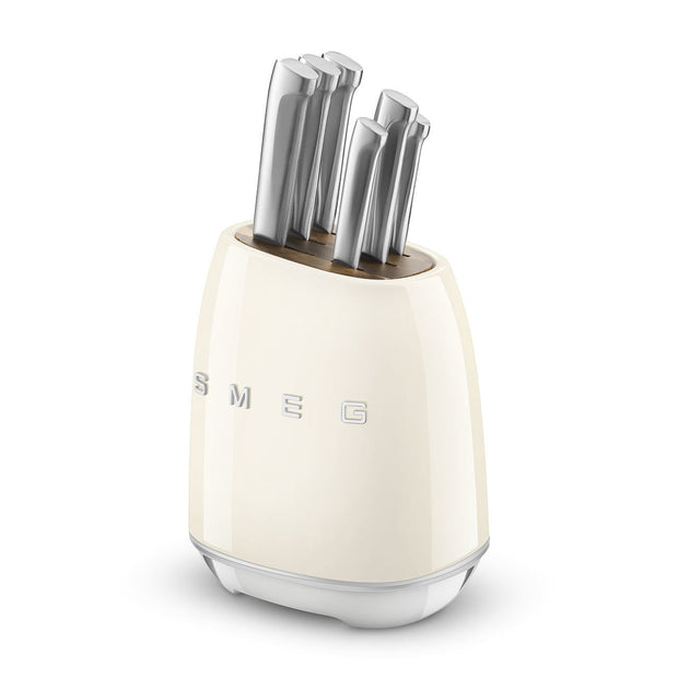 Smeg Krem Standlı Bıçak Seti
