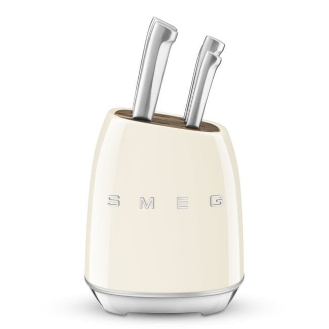 Smeg Krem Standlı Bıçak Seti