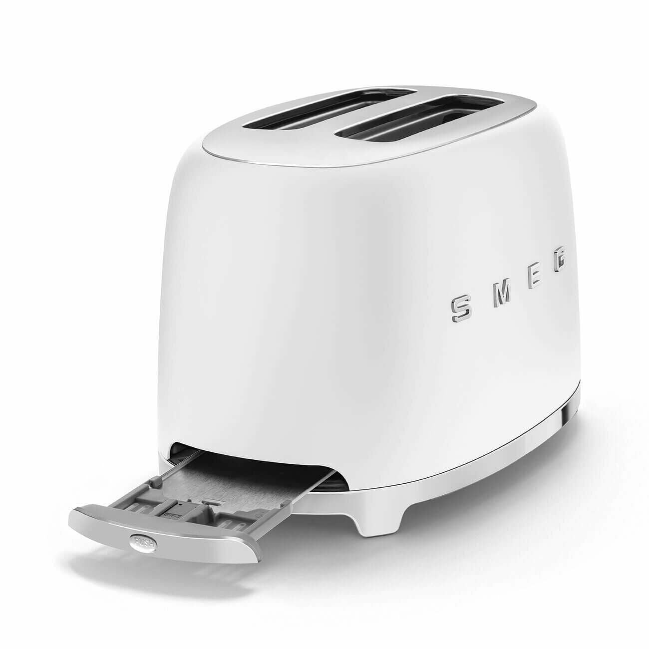 Smeg Mat Beyaz 2x1 Ekmek Kızartma Makinesi