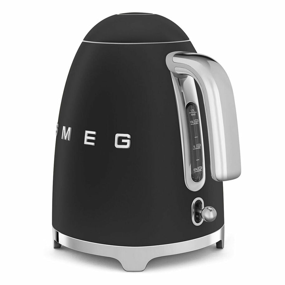 Smeg Mat Siyah Kettle