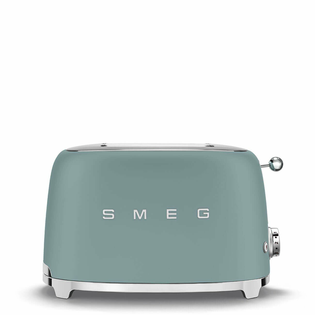 Smeg Mat Zümrüt Yeşil 2x1 Ekmek Kızartma Makinesi