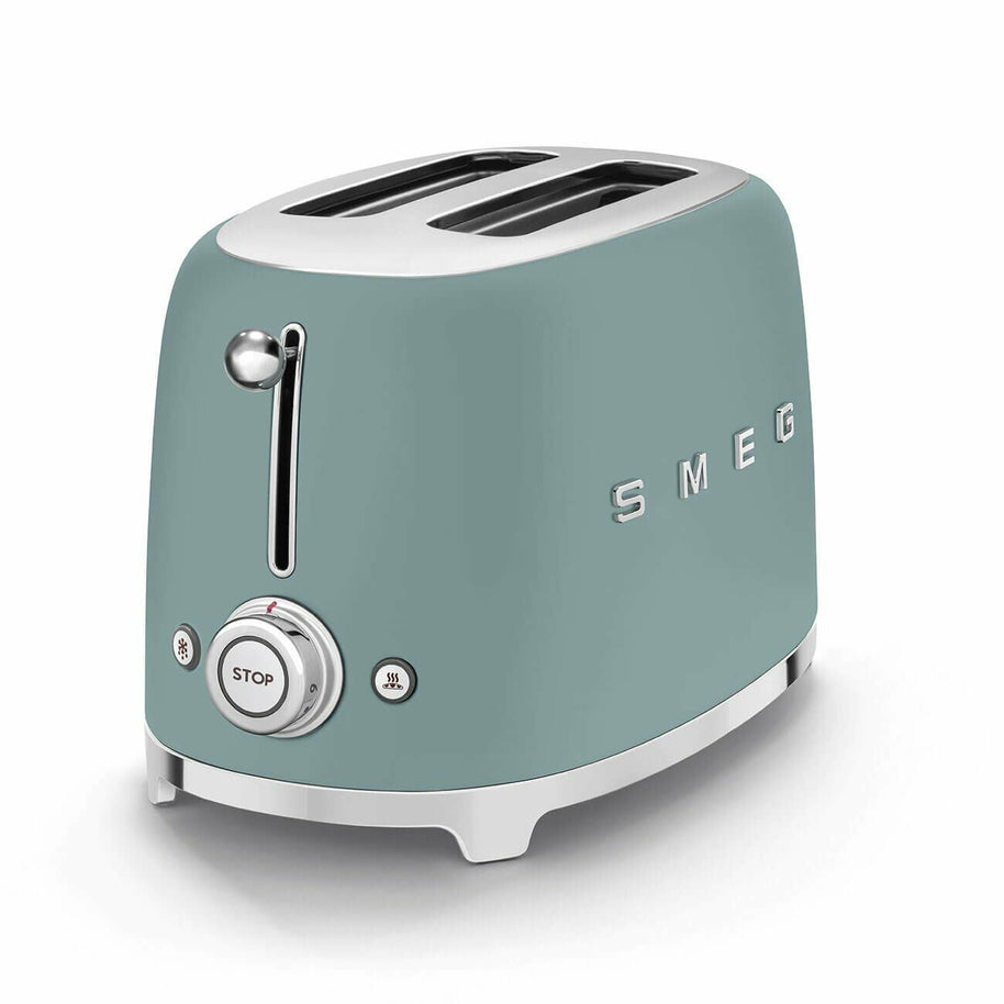 Smeg Mat Zümrüt Yeşil 2x1 Ekmek Kızartma Makinesi