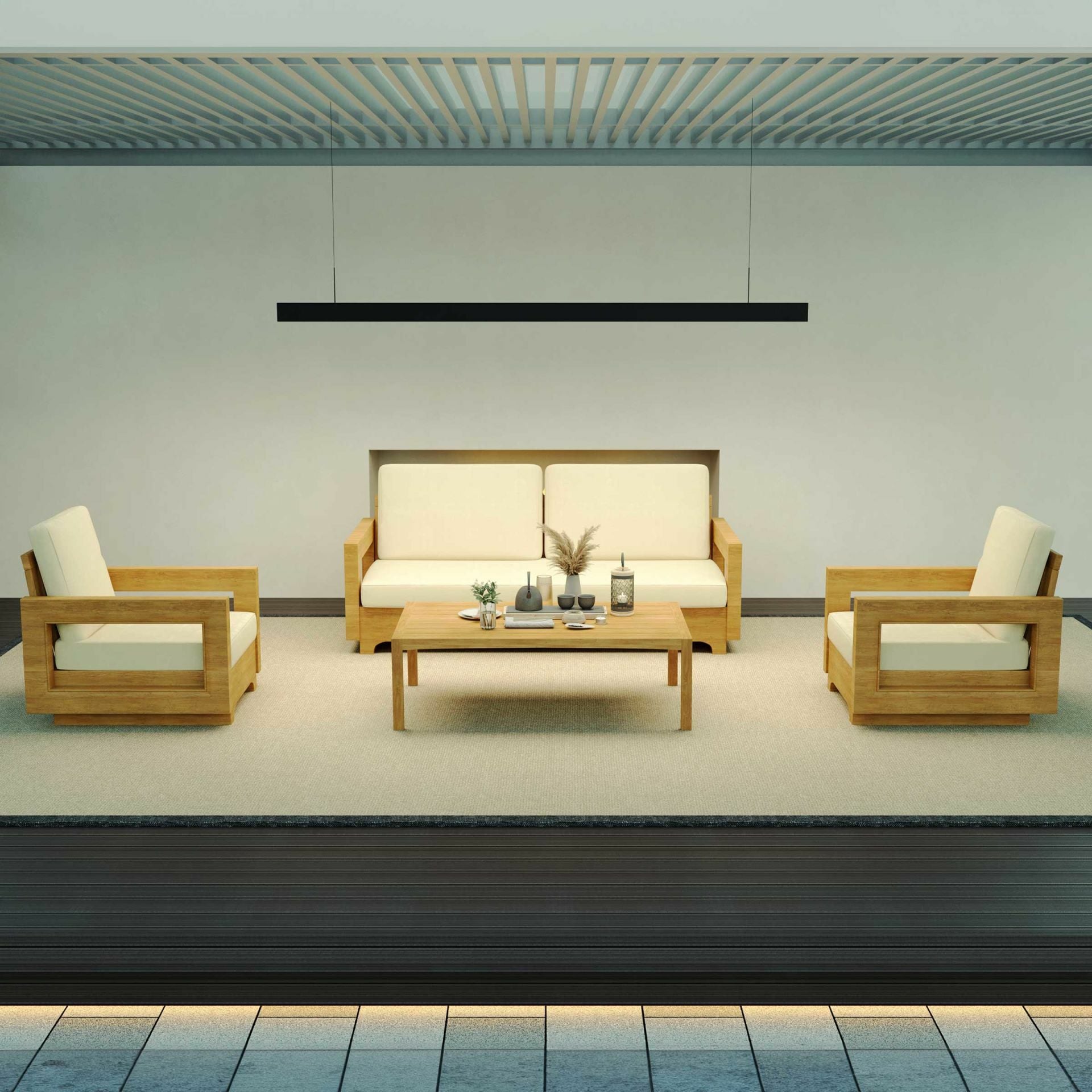 Milano Teak Bahçe Koltuk Takımı