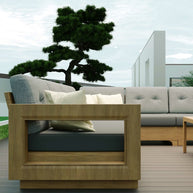 Milano Teak Bahçe Köşe Koltuk Takımı