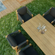 Mira Teak Bahçe Masa Takımı-230 Cm