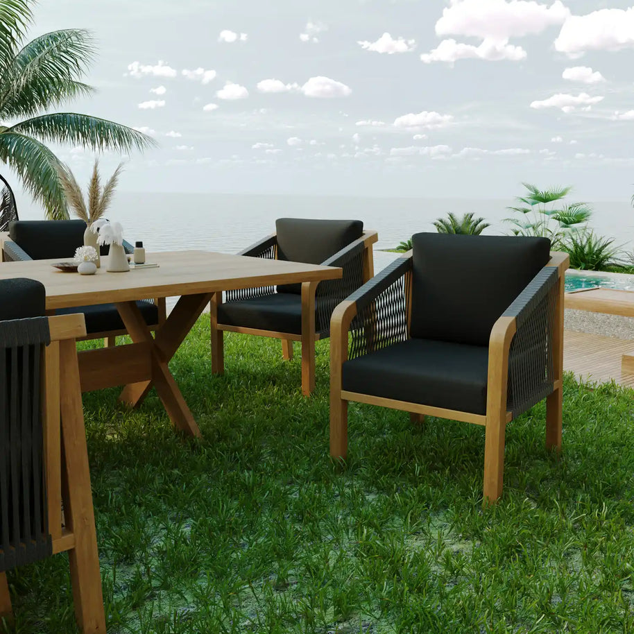 Mira Teak Bahçe Masa Takımı-230 Cm