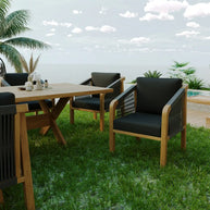 Mira Teak Bahçe Masa Takımı-230 Cm