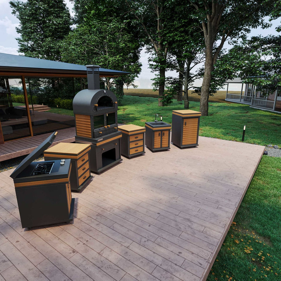 Barbekü Feniks Long Plus Teak