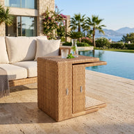 Twin Beige PVC C Nest of Tables