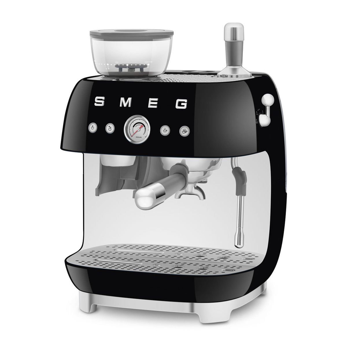 Smeg Siyah Öğütücülü Espresso Kahve Makinesi