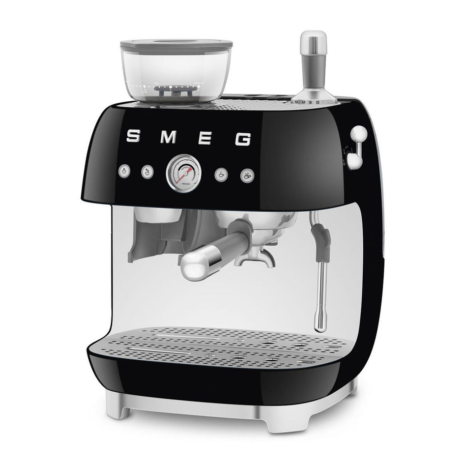 Smeg Siyah Öğütücülü Espresso Kahve Makinesi