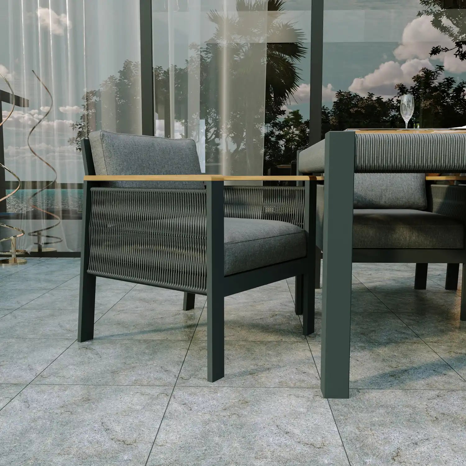Tokyo Bahçe Masa Takımı-250 Cm